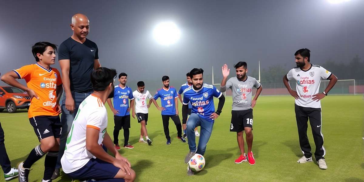 BSF Community Meetup Bollywood Stars Football community meetup in Mumbai with players competing in a tournament
