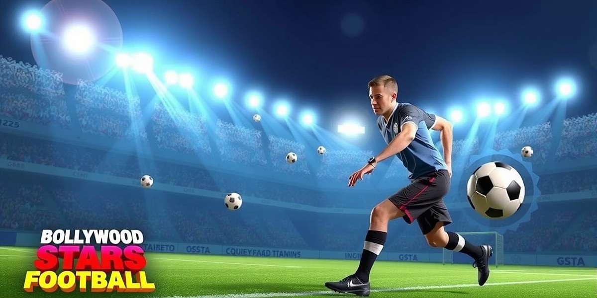 Bollywood Stars Football Gameplay Bollywood Stars Football game screenshot showing famous Bollywood actors playing football in a stadium filled with fans